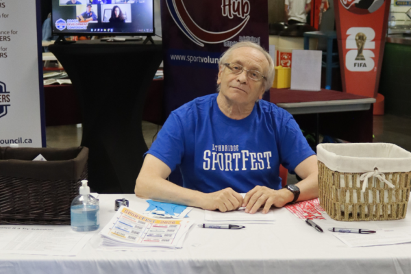 Stan volunteering at SportFest 2026