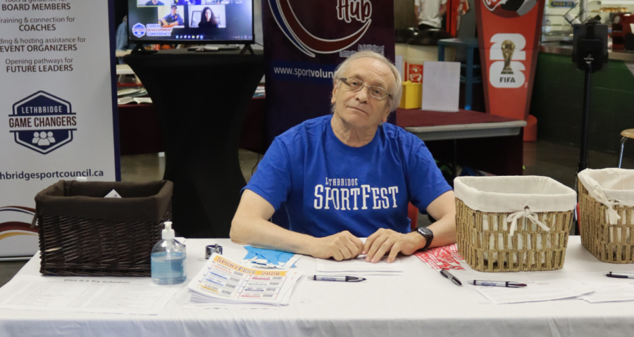 Stan volunteering at SportFest 2026